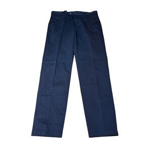 Proper Cloth Navy Stretch Cotton Twill Updated Casual Pant Slim 33x31 Chino